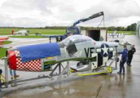 Mustang ‘Shangri-La’ arrives at Sywell