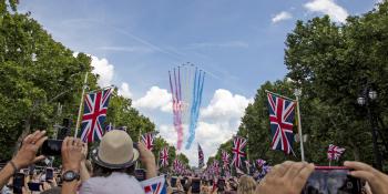 Flypast for Coronation of King Charles III