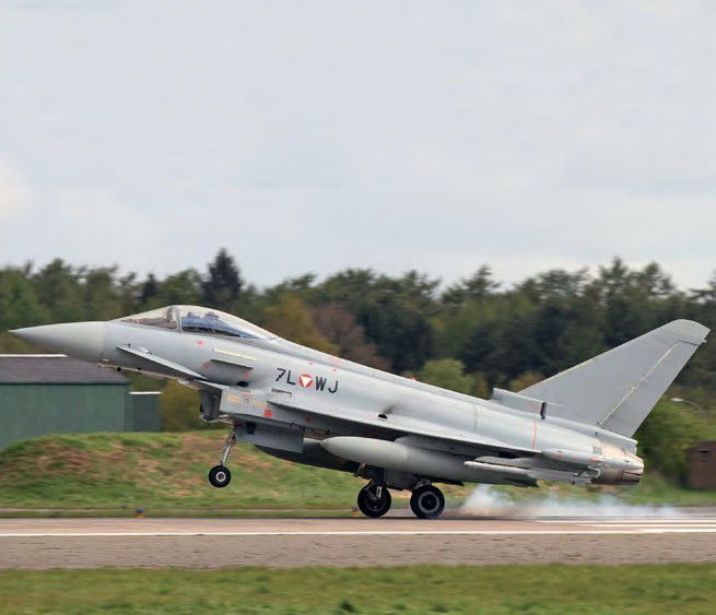 Austrian Eurofighters debut in Germany