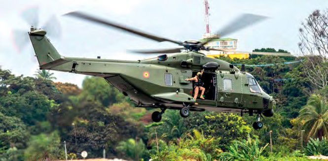 Belgian NH90s deploy to Gabon