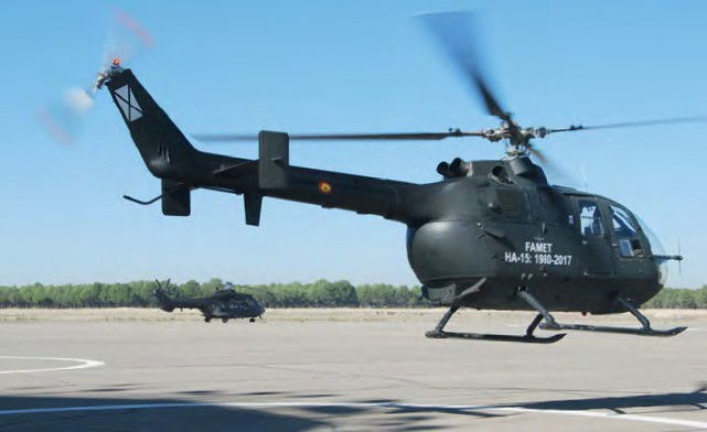 Spanish Army retires last Bo 105s