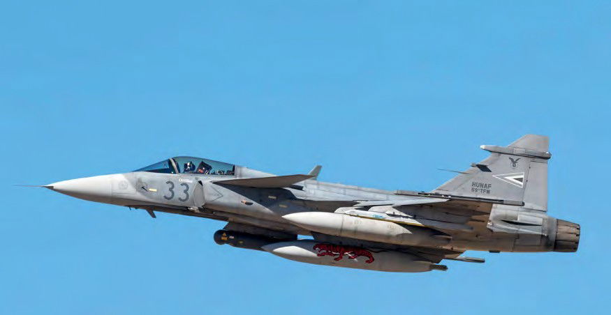 Hungarian Gripen debuts at TLP