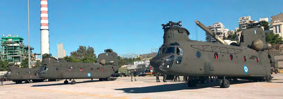 Three more Hellenic Army CH-47Ds delivered