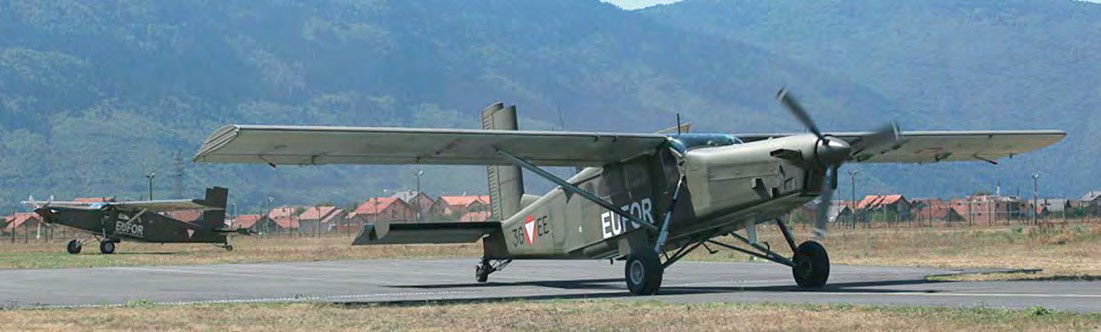 Austrian PC-6s operating in Bosnia