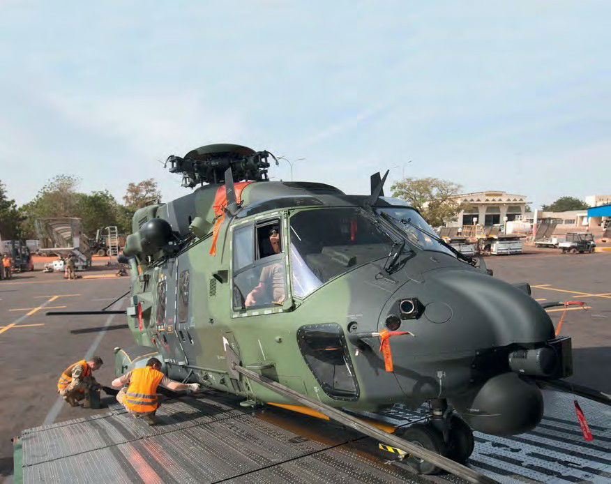 First German NH90s arrive in Mali