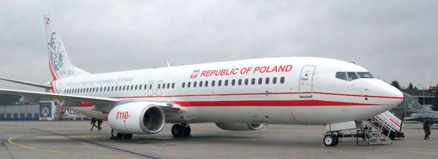 Polish Air Force 737-800 delivered