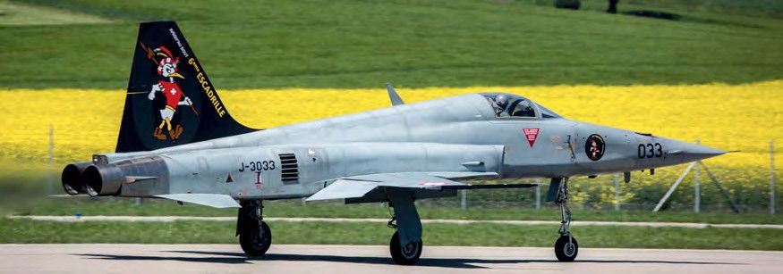 Swiss ‘fighting duck’ F-5E