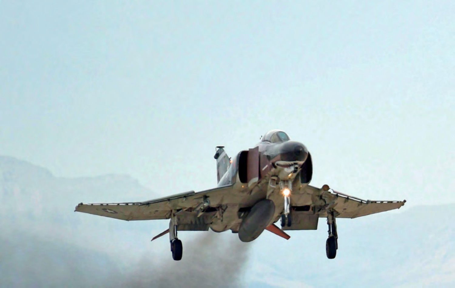 Final flight of F-4 in US Air Force service