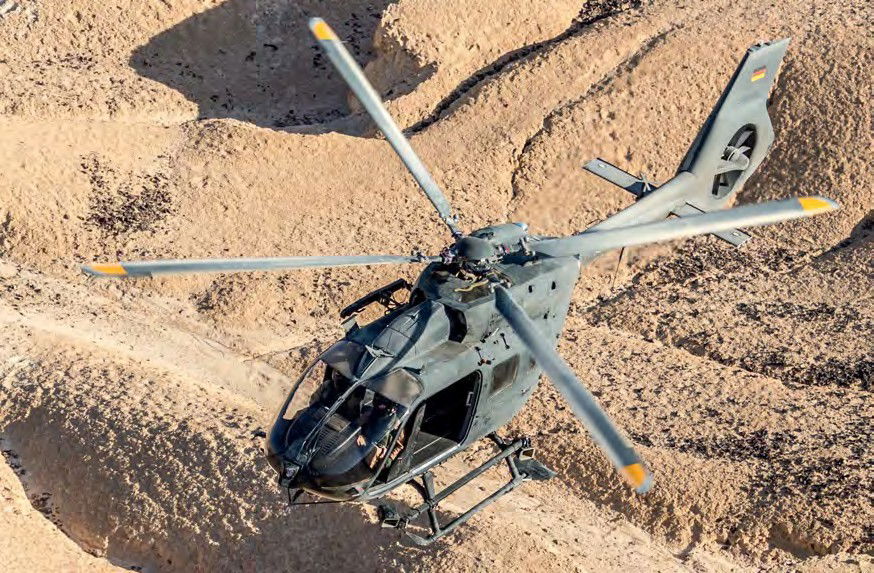 German H145M on exercise in Jordan