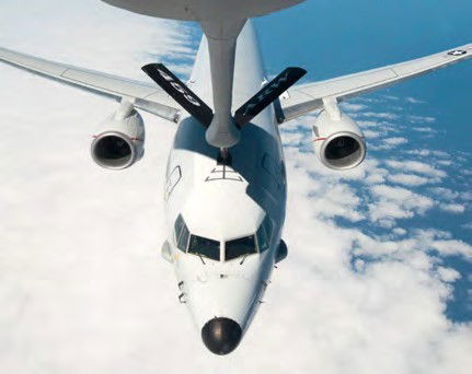 Pegasus refuels from Stratotanker