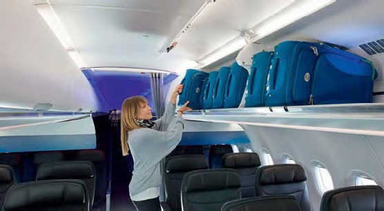 Bigger Overhead Storage for American Airlines