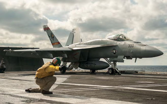 USS George H W Bush deploys