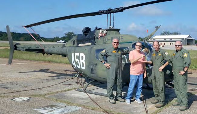 Last airworthy Fort Rucker OH-58A departs
