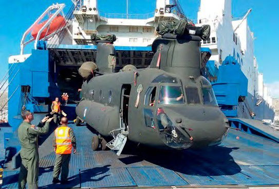 Three ex-US Army CH-47Ds now with Greek Army