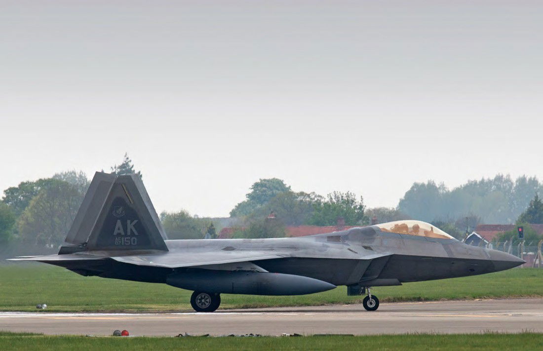 Alaska Raptors pass through Mildenhall