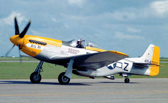 Combat vet P-51D arrives at Sywell