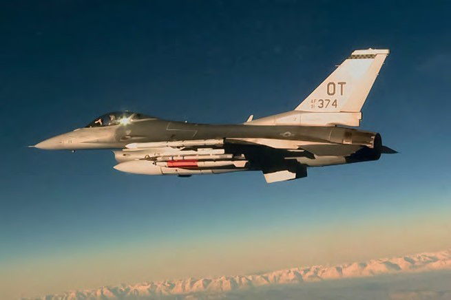 F-16C tests inert B61-12