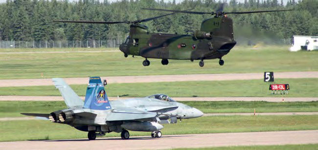 CH-147 debuts at Maple Flag