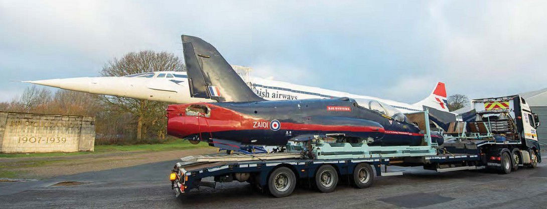 Hawk Delivered to Brooklands Museum