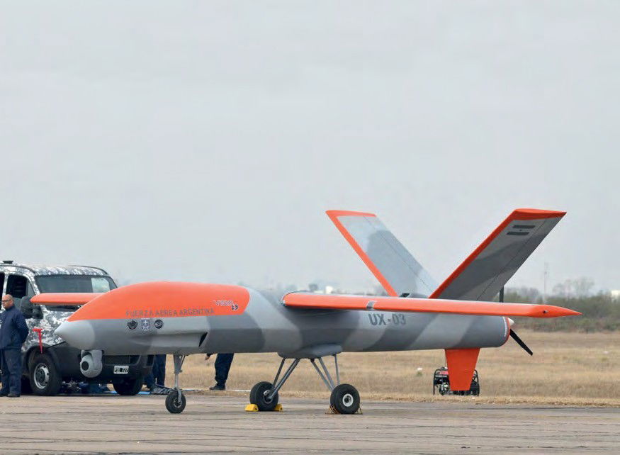 Vigía UAV mock-up at Argentine Air Force Day