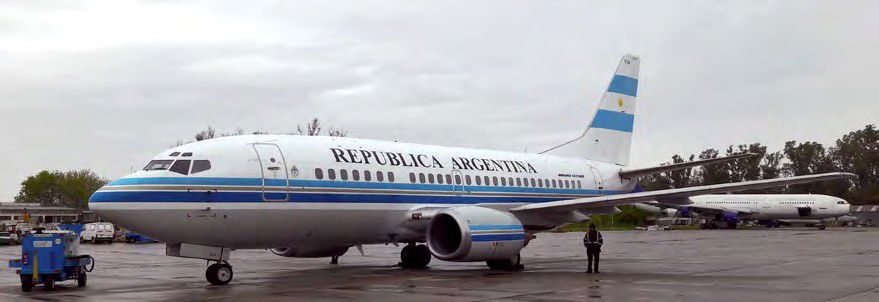Argentine Air Force 737 returns to service