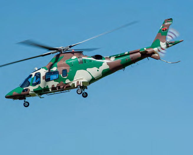 Angolan AW109E under test