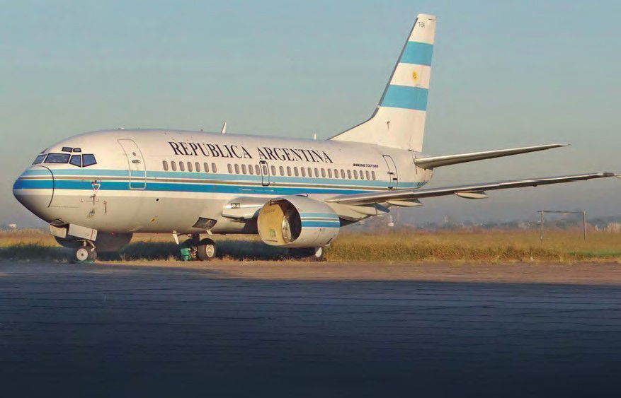 Argentine presidential 737 returns