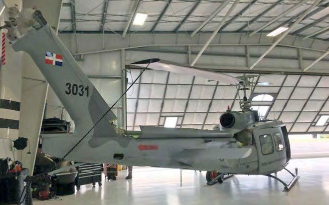 Dominican UH-1H modernised