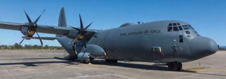 UPGRADED RAAF C-130J UNDER TEST