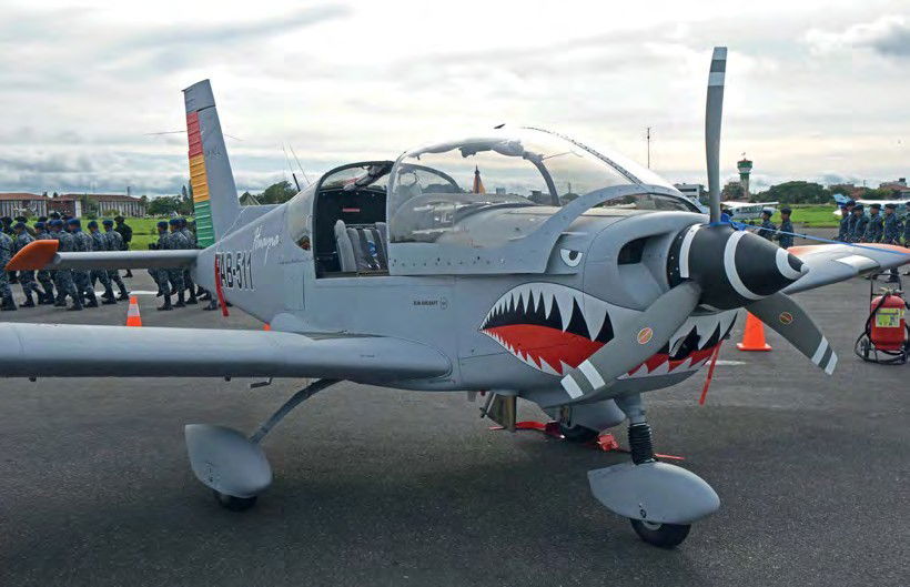 First Two Zlin 242Ls trainers in Bolivia