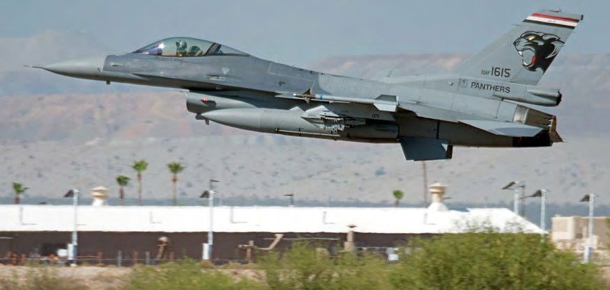 Iraqi commander’s F-16 in Arizona