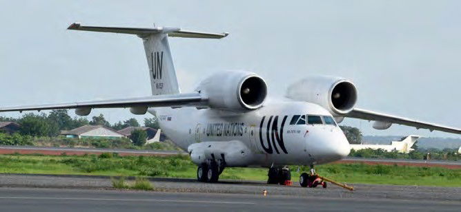 MINUSMA transports at Bamako