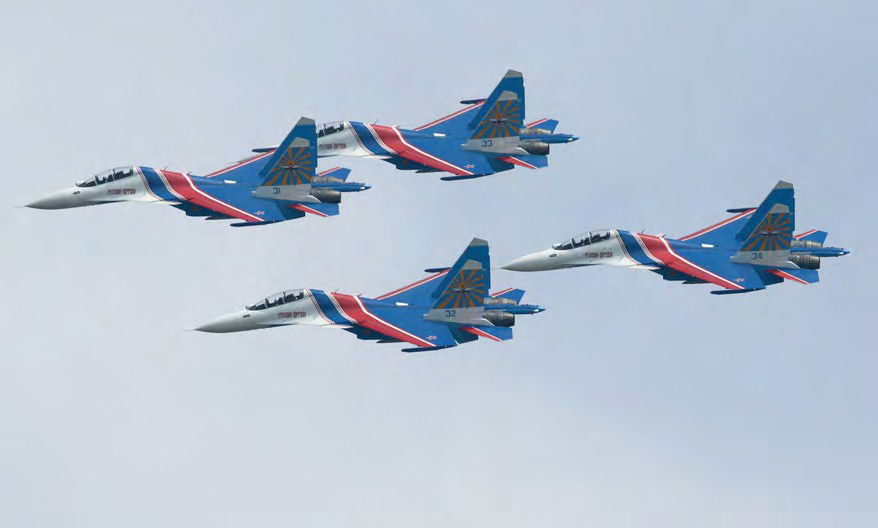 Russian Knights make Su-30SM debut