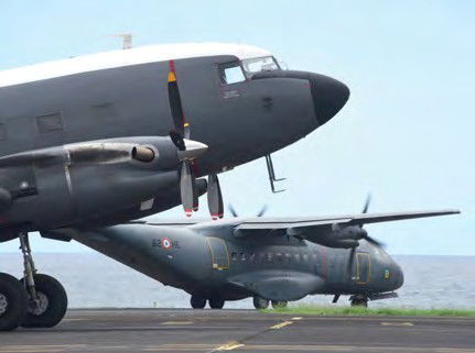 SAAF C-47TP in Exercise Oxide in Réunion