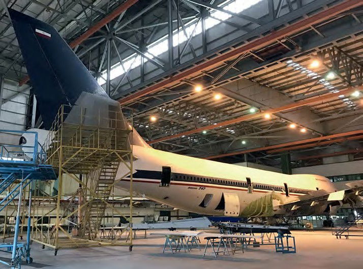 IRIAF’s sole passenger Boeing 747 under overhaul