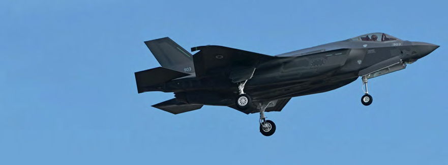 Third Israeli F-35 on test