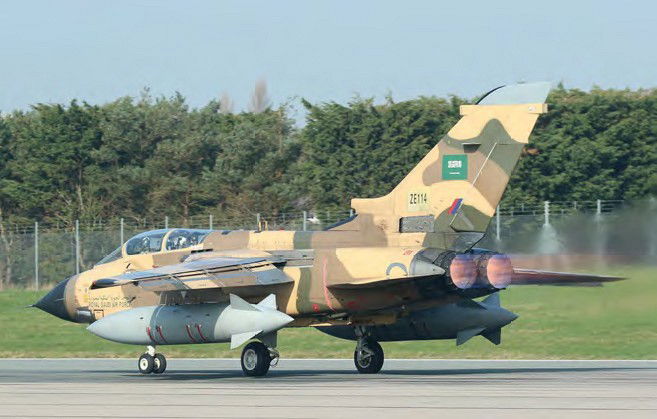 Final Saudi Tornados depart UK