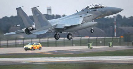 Latest F-15SA deliveries via RAF Lakenheath