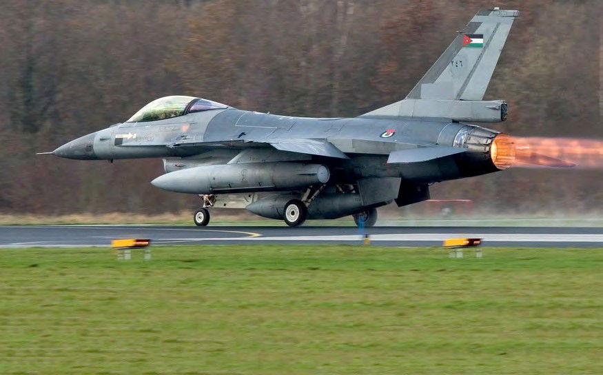 Delivery of Dutch F-16s to Jordan complete
