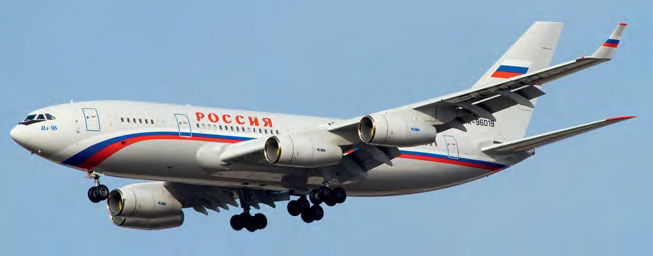 Russian Government Il-96 on Washington mission