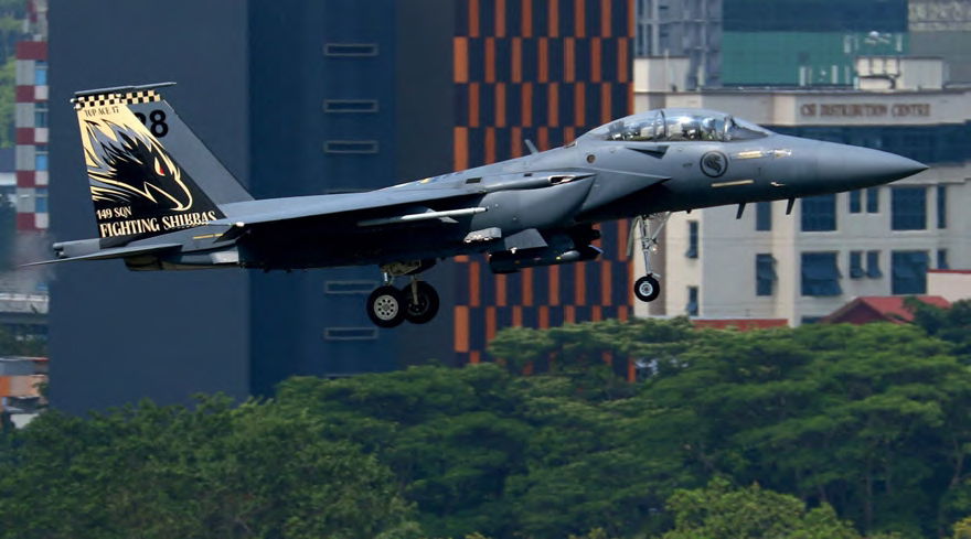 Singapore F-15SGs in Top Ace 17