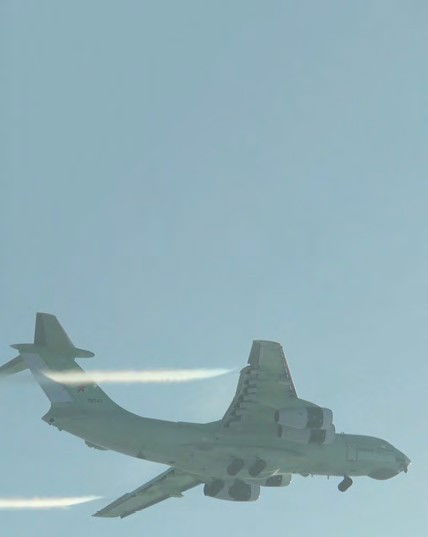 First flight of Il-78M-90A tanker