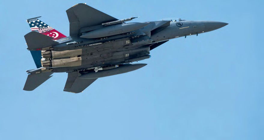 F-15SG at Exercise Combat Hammer