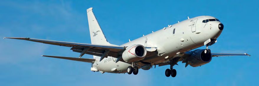 Sixth P-8A arrives in Australia