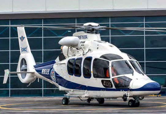 Shaanxi Police Take Delivery of H155