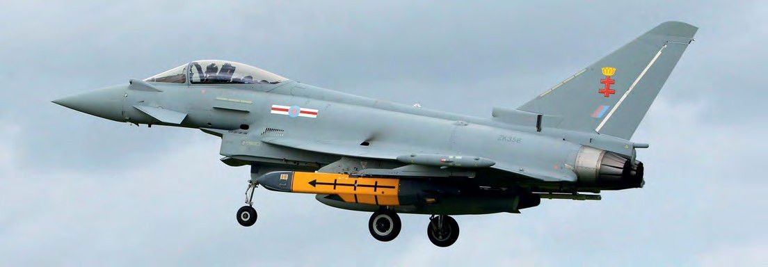 RAF Typhoon flies with Storm Shadow