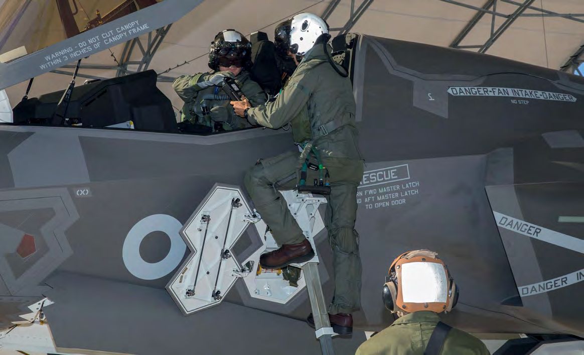 F-35B flight for 617 boss