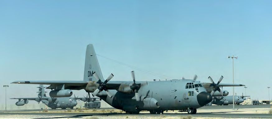 EC-130H Compass Call heads to Korea