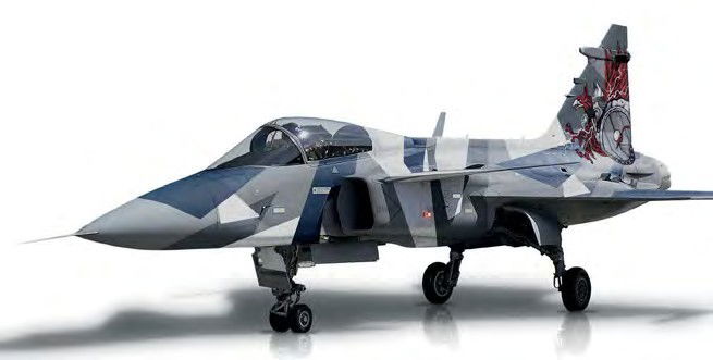 Saab unveils Gripen Aggressor