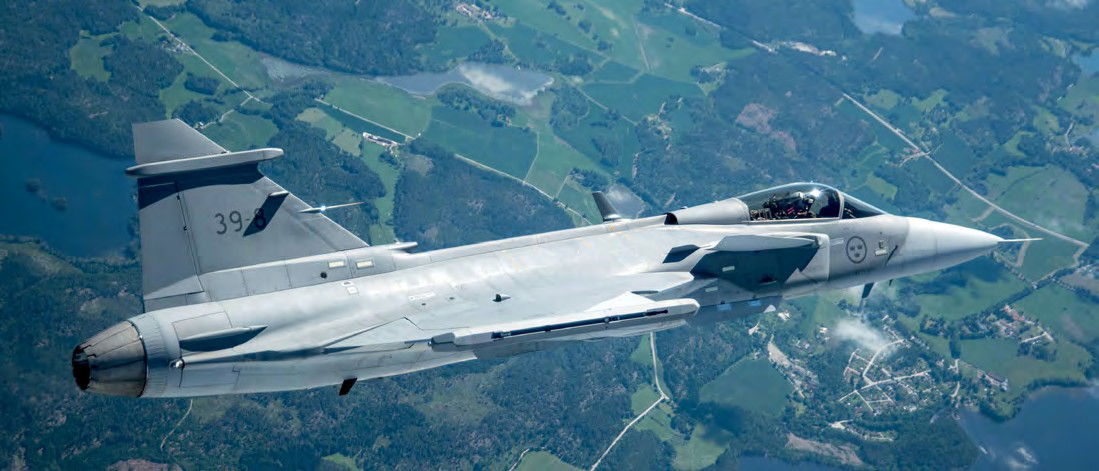 Gripen E takes to the air